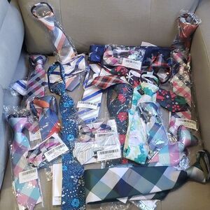 Brand New Mixed Lot of 5 Assorted Children's Ties Variety of Colors